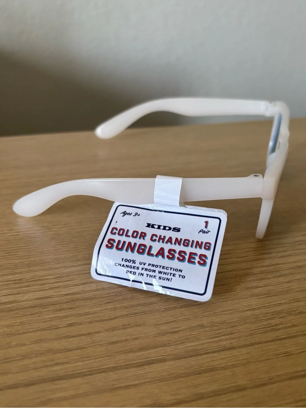 Kids' Color Changing Sunglasses Summer UV Protection One Size Fits Most